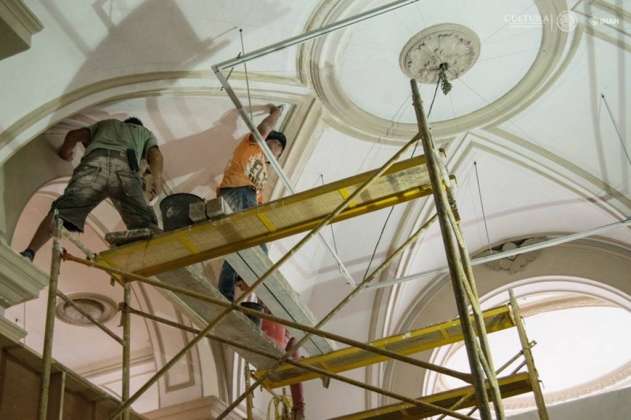 El conjunto de obras realizadas en el Palacio Cantón totaliza una inversión cercana a los seis millones seiscientos mil pesos : Foto © Museo Palacio Cantón-INAH