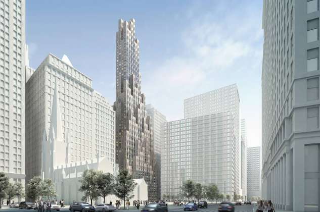 New(er) York - One Wall Street : Render © Hollwich Kushner