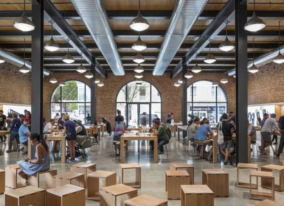 BQDA Commercial - Large Projects People's Choice Award - Apple Store Williamsburg - Bohlin Cywinski Jackson (Brooklyn, NY) : Photo © Peter Aaron