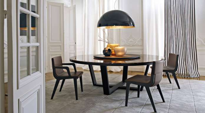 B&B Italia Ciudad de México Xilos Table Acanto Chairs de la colección Maxalto : Fotografía © B&B Italia