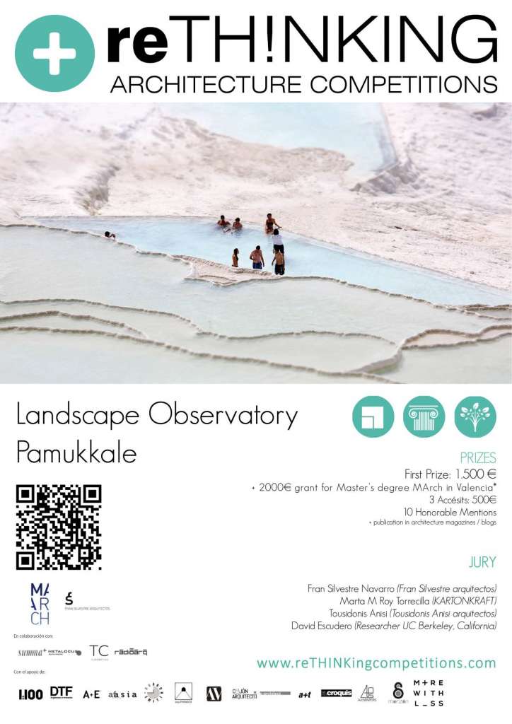 Concurso Pamukkale Landscape Obervatory : Poster © ReTHINKING Architecture Competitions