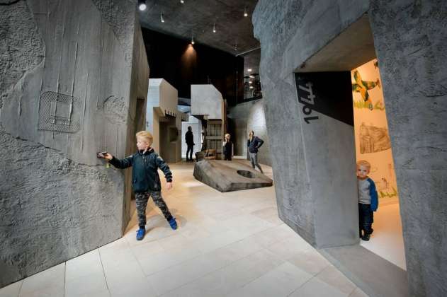 Once you enter the concrete bunkers, you step into the personal spaces of the Danes and Germans who worked and lived around the Atlantikwall : Photo credit © Mike Bink Photography