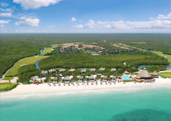 Fairmont Mayakoba Resort Aerial View : Fotografía © Mayakoba Resort