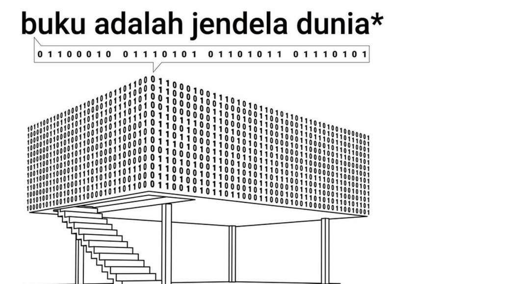 Binary code facade of Microlibrary Bima : Photo credit © SHAU