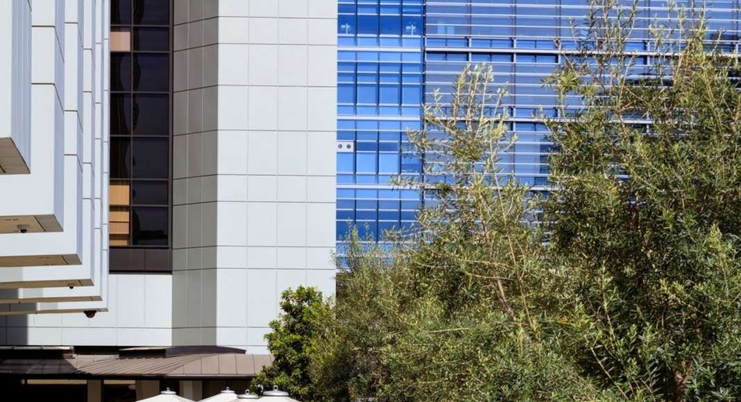 AHBE Landscape Architects Unveils Healing Gardens for Cedars-Sinai Medical Center : Photo credit © @heliphoto.net