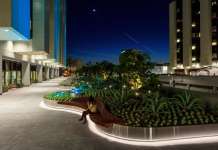 AHBE Landscape Architects Unveils Healing Gardens for Cedars-Sinai Medical Center : Photo credit © @heliphoto.net