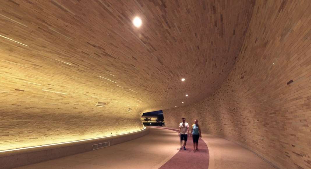 Covered Walkway - Tunnel Section : Photo credit © Markus Elblaus