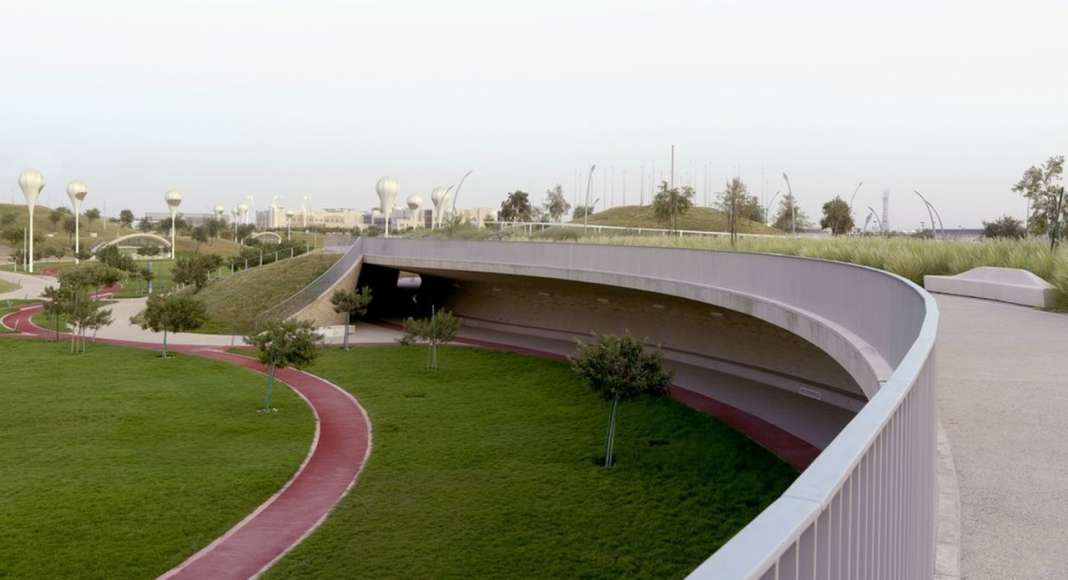 Covered Walkway - Upper Park Level : Photo credit © Markus Elblaus