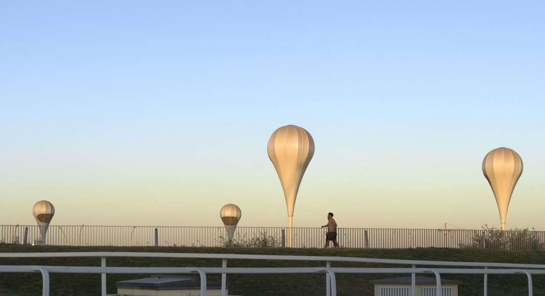 Equestrian Track and Balloon Lighting : Photo credit © Markus Elblaus