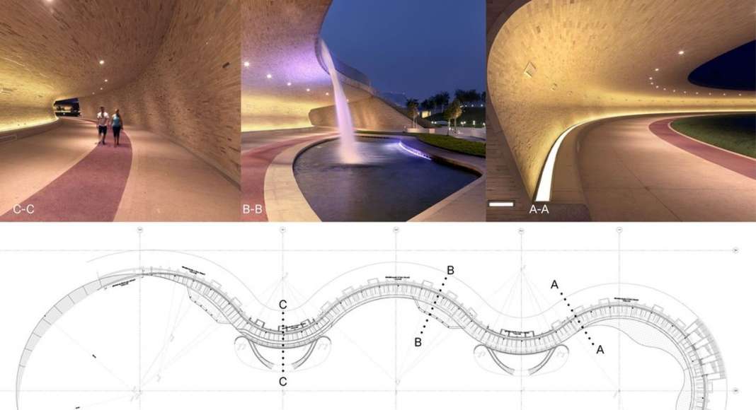 Covered Walkway Plan and Sections : Photo credit © AECOM