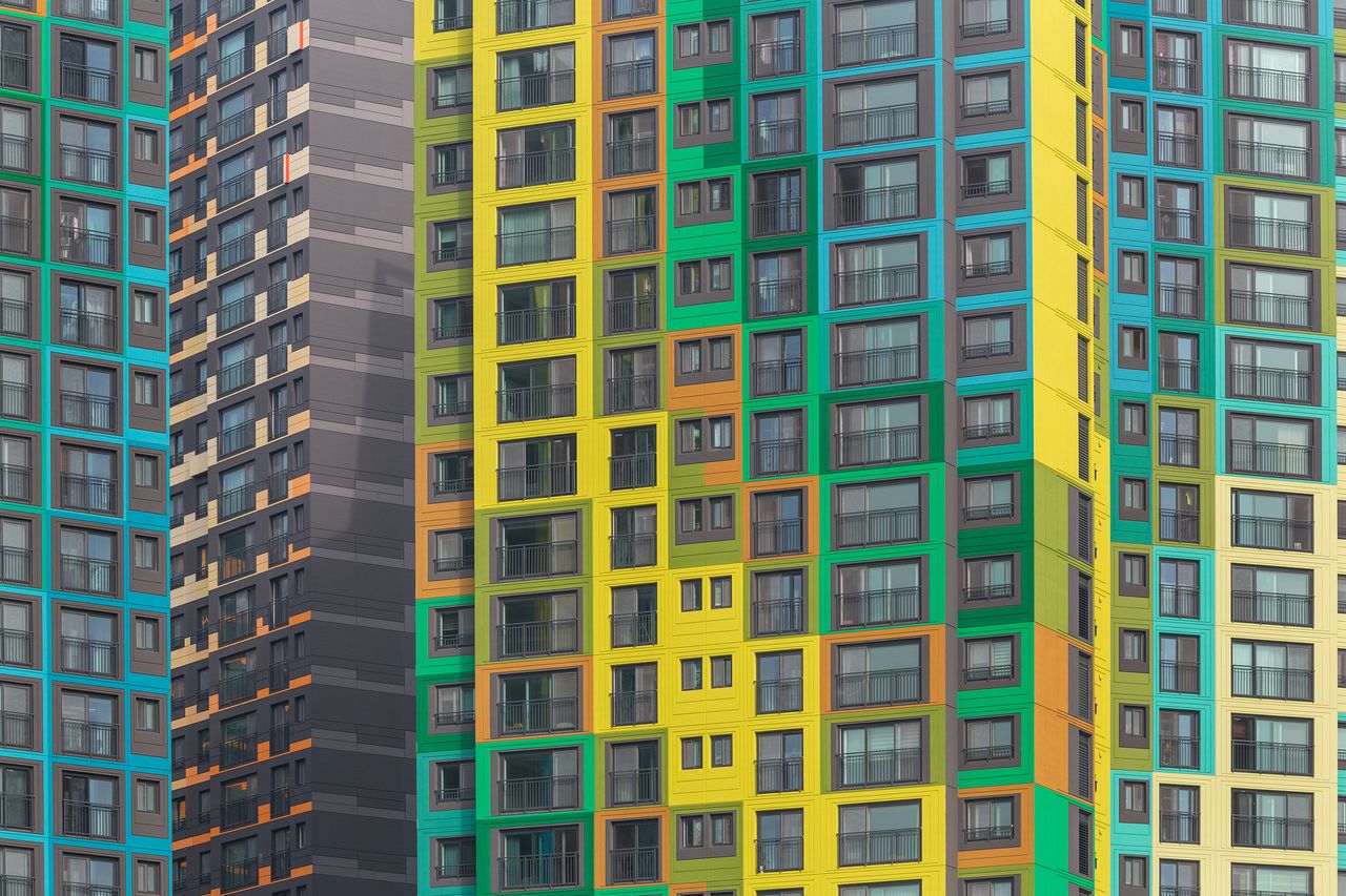 Detail facade Block 2 IPARK, Daegu, by UNStudio : Photo © Rohspace