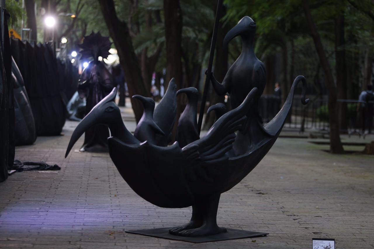 Exposición "Onirismo en Bronce, Leonora Carrington" : Fotografía © Gobierno de la CDMX