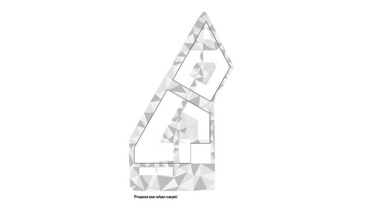 Monroe Blocks Master Plan Concept in Detroit by Schmidt Hammer Lassen Architects : Diagram © Schmidt Hammer Lassen Architects