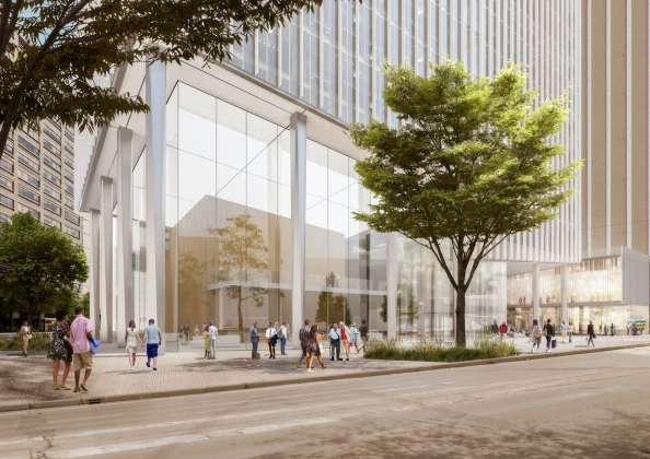 Monroe Blocks Anchor Retailer in Detroit by Schmidt Hammer Lassen Architects : Render © Schmidt Hammer Lassen Architects