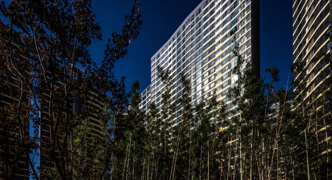 Perspective View IPARK, Daegu, Block 1 by UNStudio : Photo © Edmon Leong