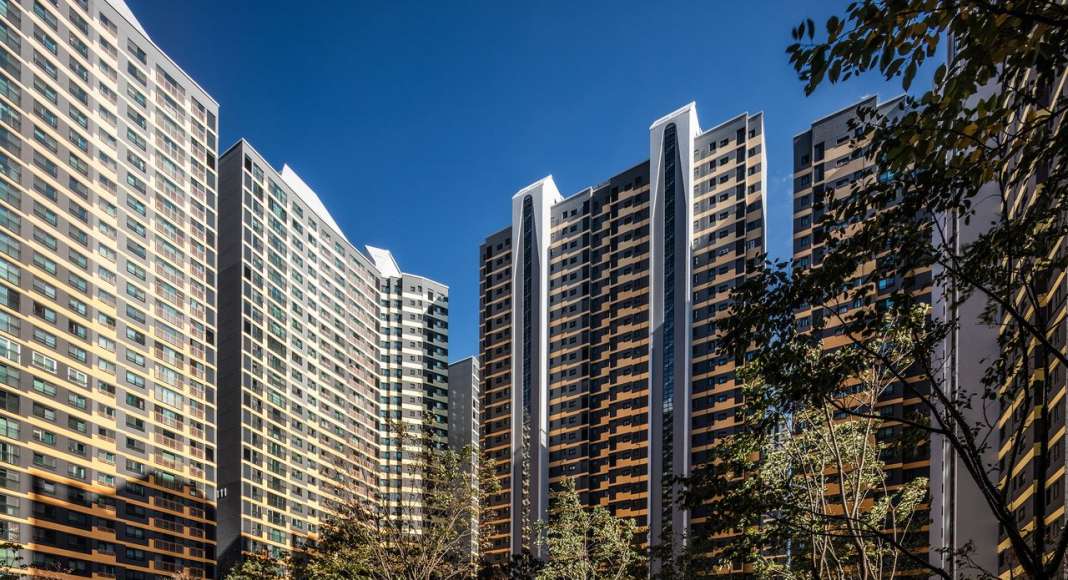 Perspective View IPARK, Daegu, Block 1 by UNStudio : Photo © Edmon Leong