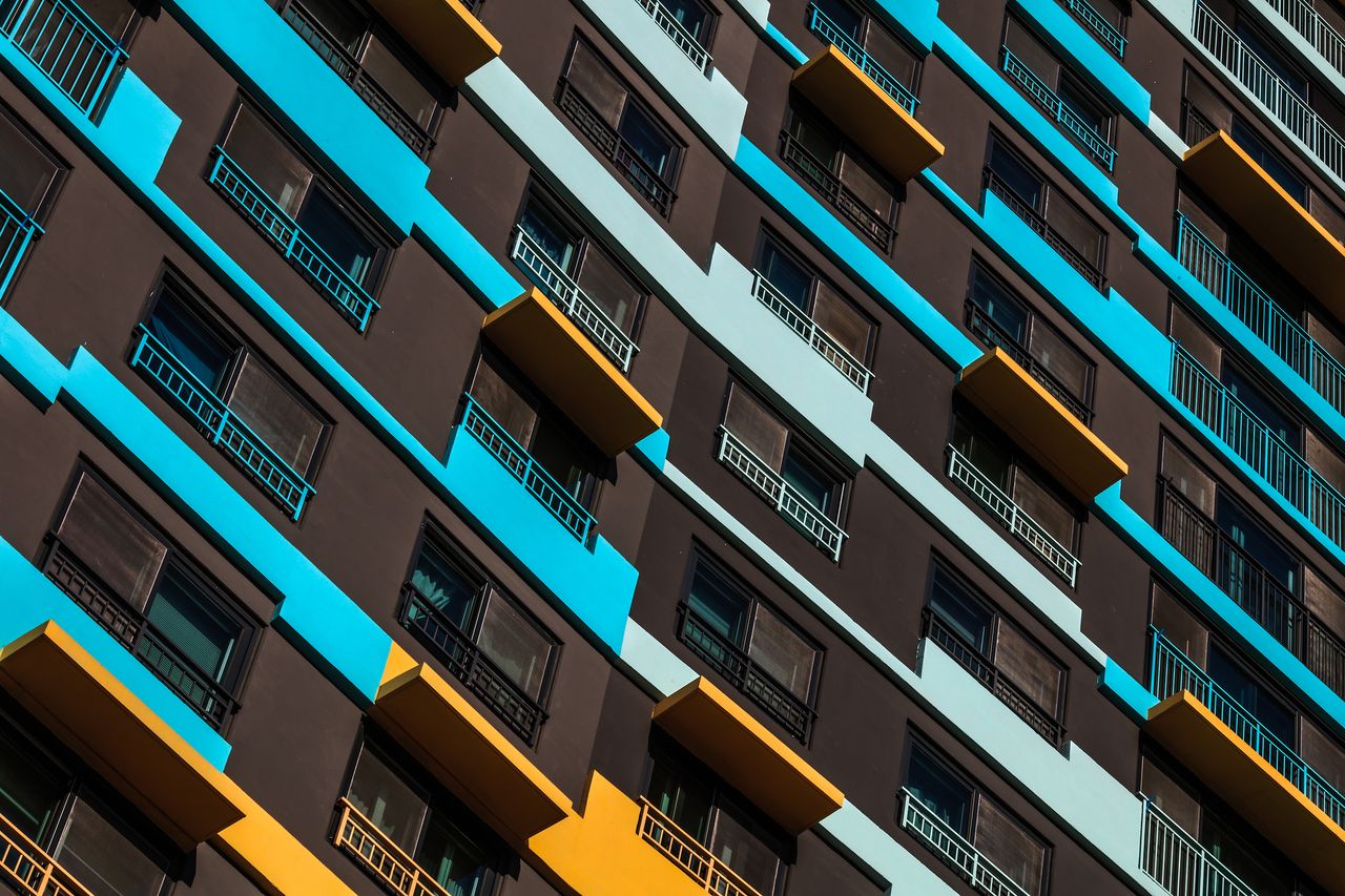 Detail facade Block 1 IPARK, Daegu, by UNStudio : Photo © Edmon Leong