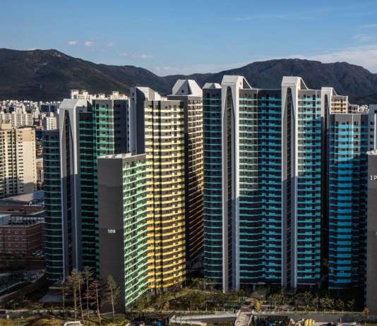 Perspective View IPARK, Daegu, Block 1 by UNStudio : Photo © Edmon Leong
