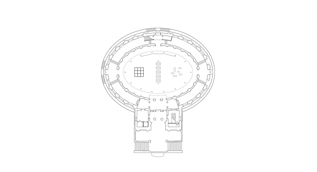 PRESS BOX Site Plan : Dibujo © SET Architects