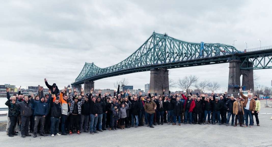 Jacques Cartier Bridge Interactive Illumination_Behind The Scenes : Photo credit © Moment Factory