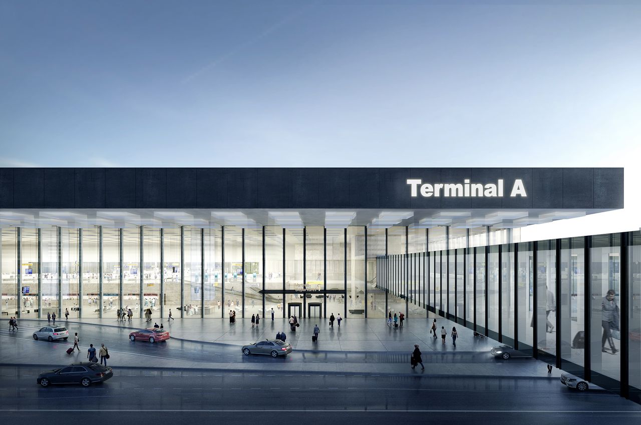 Amsterdam Airport Schiphol Terminal by KAAN Architecten : Photo © Filippo Bolognese