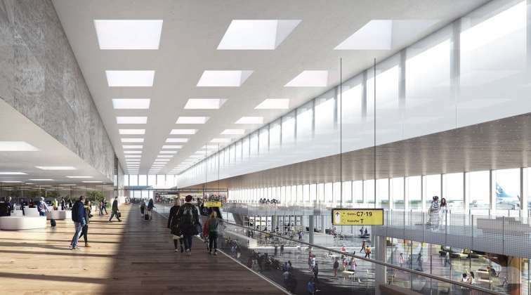 Amsterdam Airport Schiphol Terminal by KAAN Architecten : Photo © Beauty & The Bit