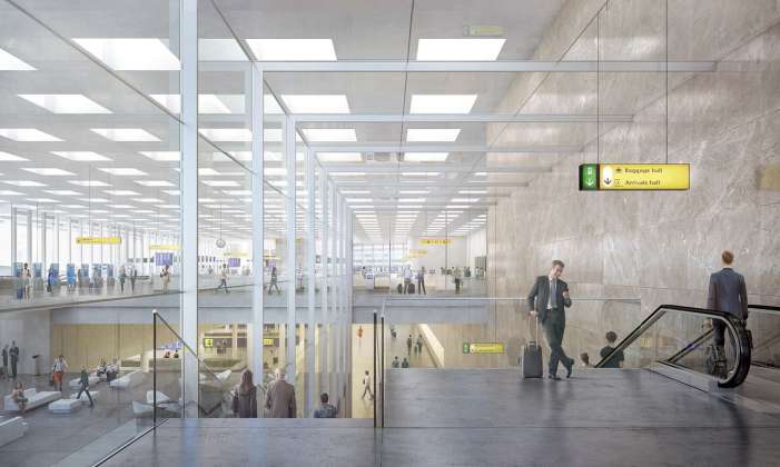 Amsterdam Airport Schiphol Terminal by KAAN Architecten : Photo © Filippo Bolognese