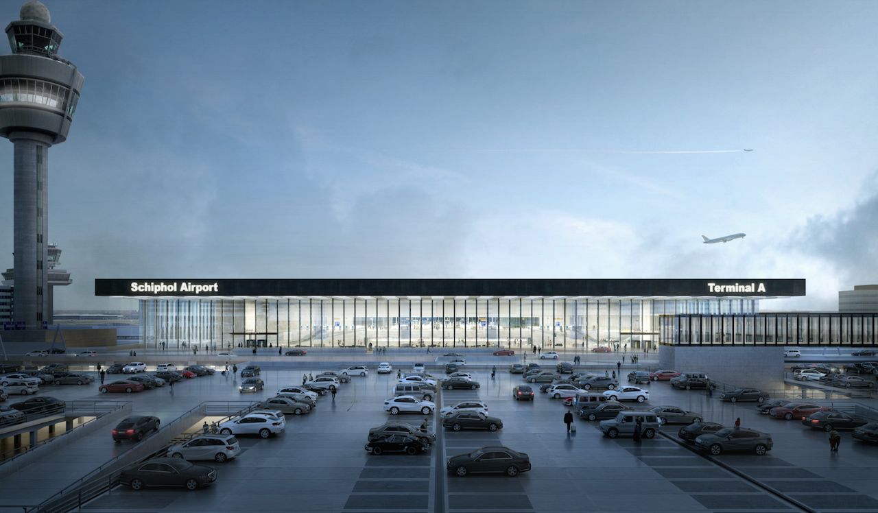 KAAN Architecten to design the new Amsterdam Airport Schiphol Terminal with international consortium KL AIR : Photo © Filippo Bolognese