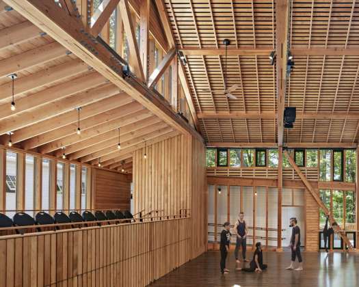 Nuevo Estudio en Jacob's Pillow Dance diseñado por Flansburgh Architects : Photo © Robert Benson Photography