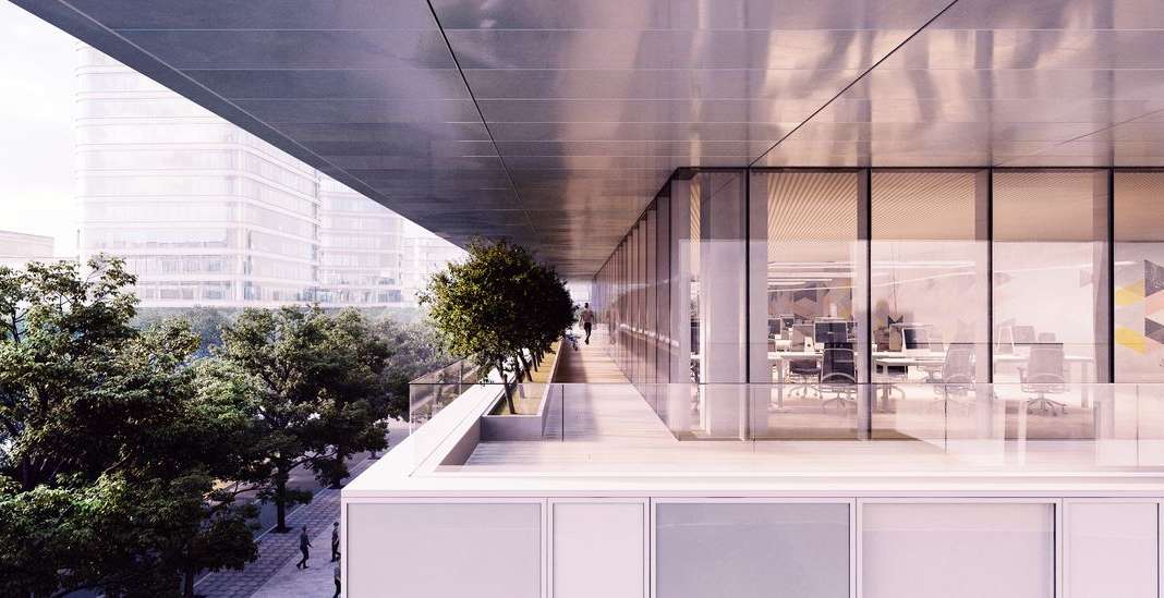 CaoHeJing Guigu Creative Headquarters Terrace : Photo © Schmidt Hammer Lassen Architects