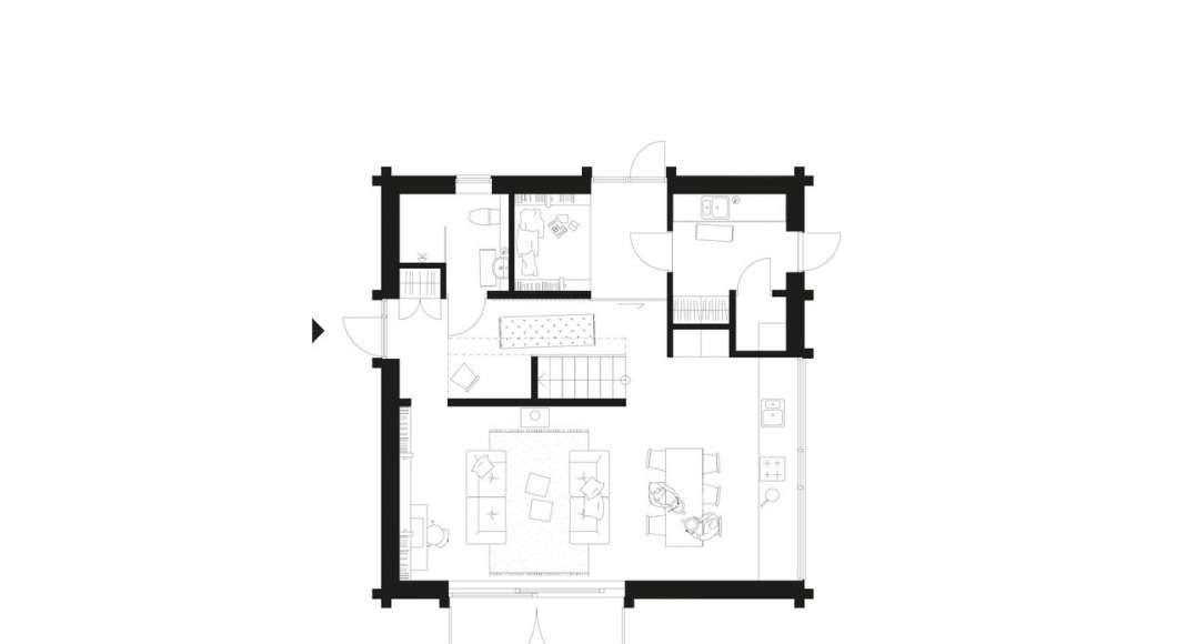 Späckhuggaren ground floor : Photo © Bornstein Lyckefors Arkitekter