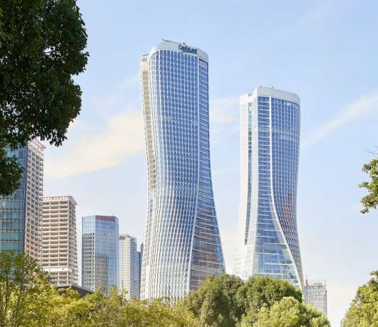 UNStudio designs Raffles City Hangzhou in China : Photo © Hufton+Crow
