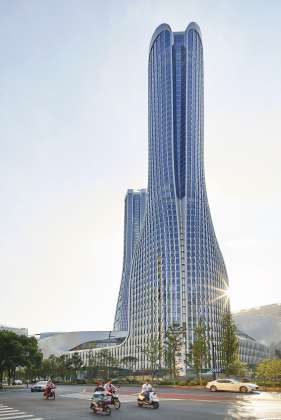 UNStudio designs Raffles City Hangzhou in China : Photo © Hufton+Crow