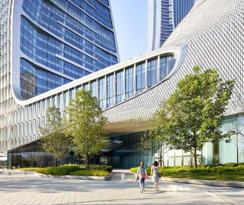 UNStudio designs Raffles City Hangzhou in China : Photo © Hufton+Crow