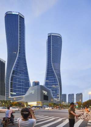 UNStudio designs Raffles City Hangzhou in China : Photo © Hufton+Crow