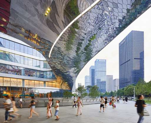 UNStudio designs Raffles City Hangzhou in China : Photo © Hufton+Crow