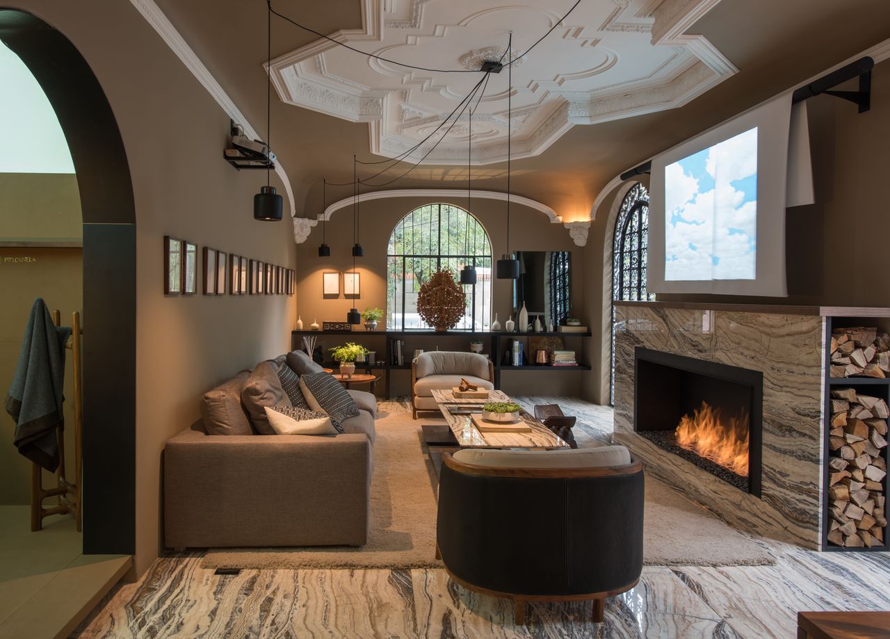Sala de Estar Design House 2017 diseñada por C Cúbica Arquitectos - arquiRED