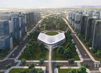 Mexloop Hyperloop One Corredor México : Render © FR-EE