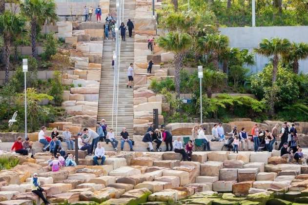 AAP Landscape Design of The Year: Barangaroo Reserve by PWP Landscape Architecture : Photo credit © PWP Landscape Architecture