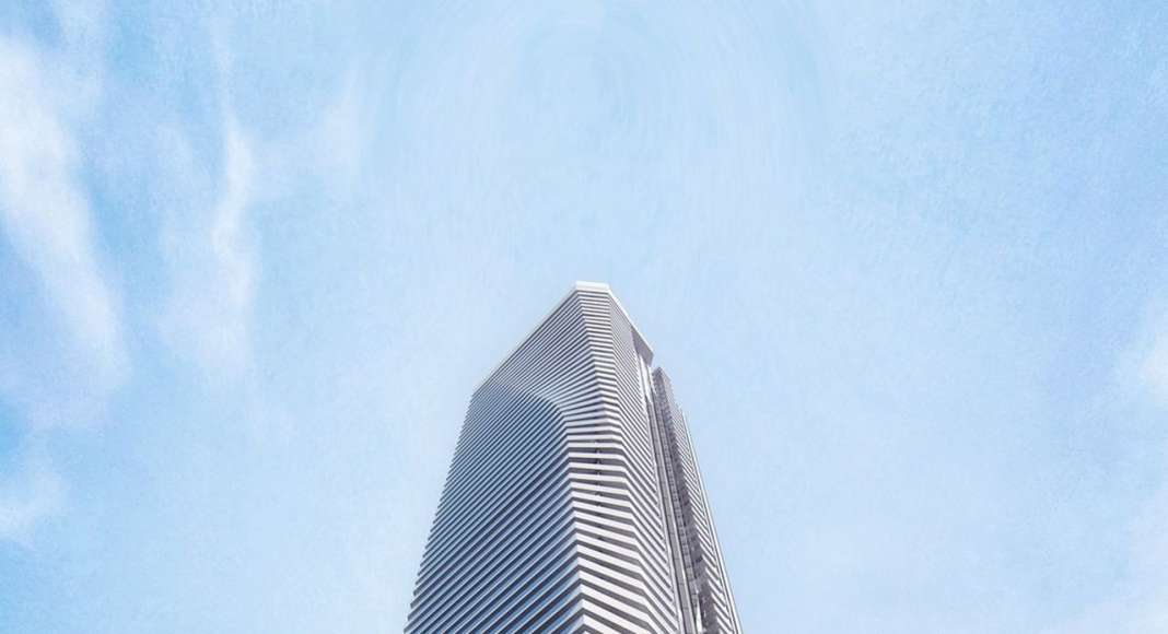 View of Phase 1 Tower From Harbour Street : Photo credit © Hariri Pontarini Architects