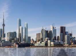 View From Toronto Harbour : Photo credit © Hariri Pontarini Architects