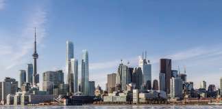 View From Toronto Harbour : Photo credit © Hariri Pontarini Architects