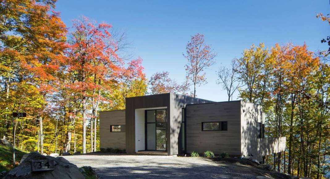 Chalet Bécassines en Mansonville diseñada por Atelier BOOM-TOWN : Photo credit © Steve Montpetit