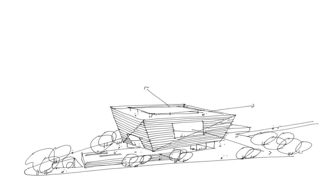 Shanghai East Library Sketch by Schmidt Hammer Lassen Architects : Render © Schmidt Hammer Lassen Architects