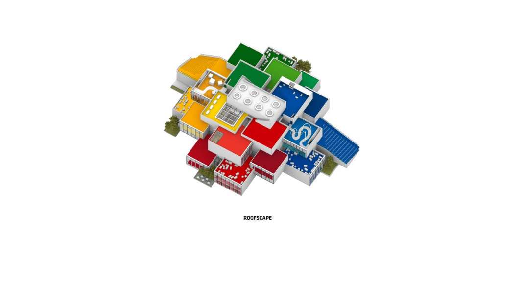 LEGO House 3D Axonometric in Billund, Denmark : Drawing © BIG — Bjarke Ingels Group