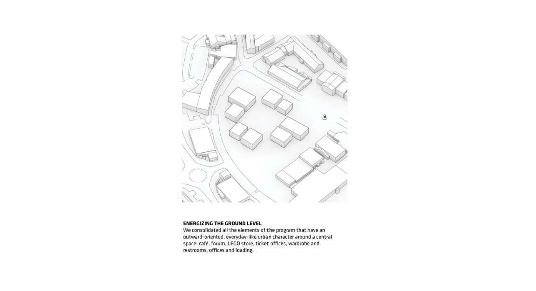 LEGO House in Billund, Denmark : Diagram © BIG — Bjarke Ingels Group