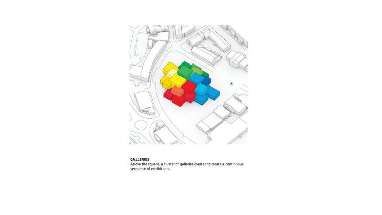 LEGO House in Billund, Denmark : Diagram © BIG — Bjarke Ingels Group