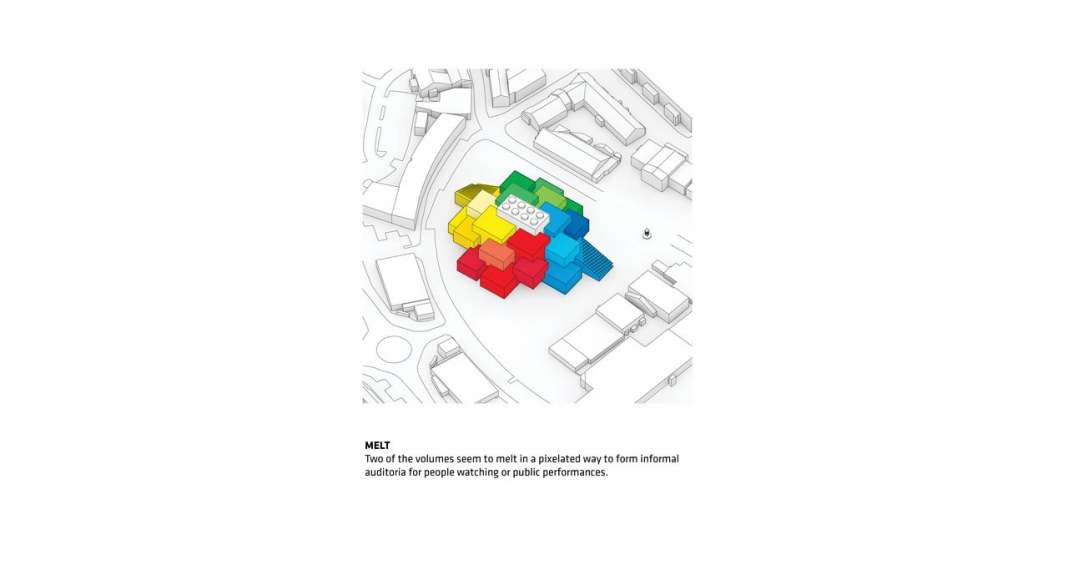 LEGO House in Billund, Denmark : Diagram © BIG — Bjarke Ingels Group