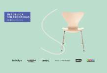 Invita República Sin Fronteras a la Subasta de las Sillas Serie 7™ Intervenidas por Artistas Mexicanos : Cartel © IHO Espacios