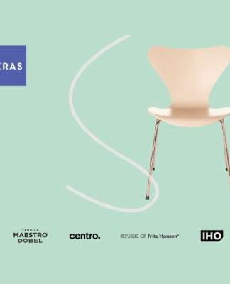Invita República Sin Fronteras a la Subasta de las Sillas Serie 7™ Intervenidas por Artistas Mexicanos : Cartel © IHO Espacios